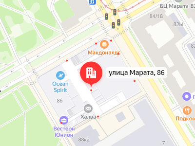 Карта проезда