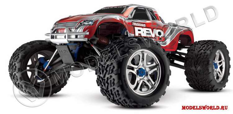 TRA5308-1_s.jpg Радиоуправляемая модель автомобиля 1/10 Traxxas New Revo 3.3 4WD Monster Truck 2.4GHz RTR - фото 1