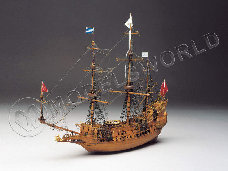 Набор для постройки модели корабля LA COURONNE французский линкор 1636 г. Масштаб 1:98 - фото 1