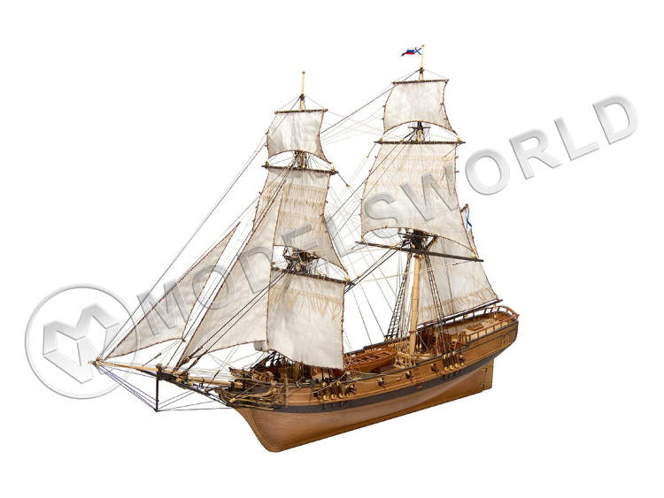 Набор для постройки модели "БРИГАНТИНА ФЕНИКС" (PLUS). Масштаб 1:72 Набор для постройки модели "БРИГАНТИНА ФЕНИКС" (PLUS). Масштаб 1:72 - фото 1