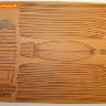 Шлюпка – деревянная модель для сборки из шпона груши и бука. Длина 95 мм