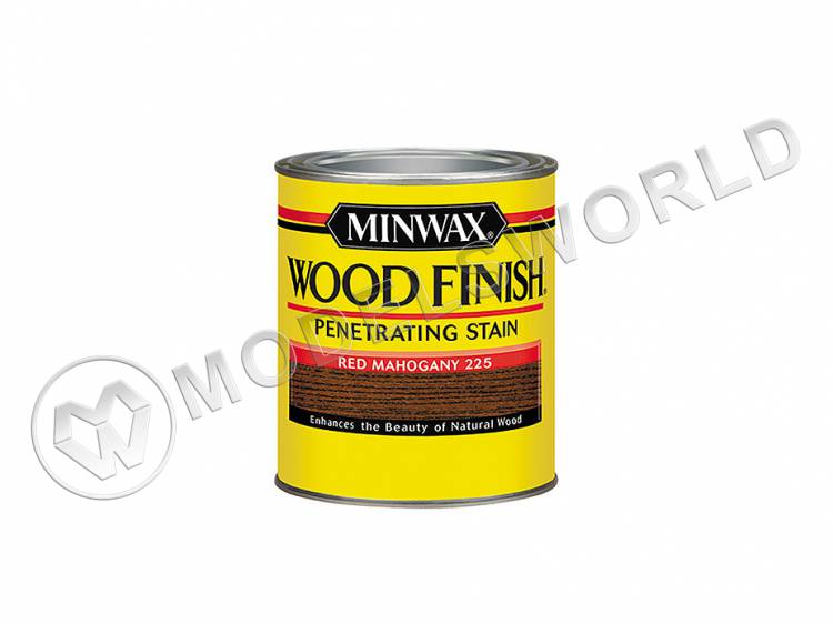 Морилка MinWax Wood Finish, красный махагон, 237 мл - фото 1