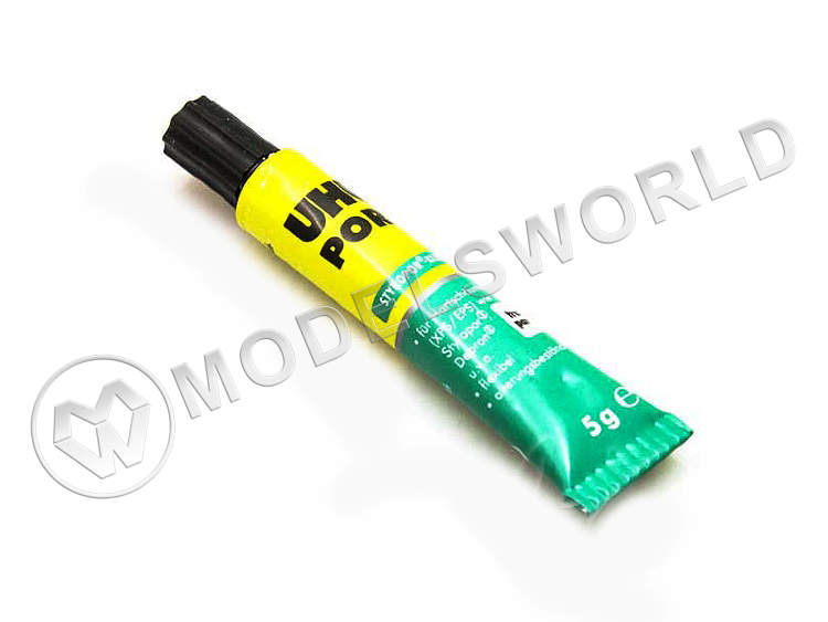 Клей универсальный для пористых пластиков UHU Por, 5 г Клей универсальный для пористых пластиков UHU Por, 5 г - фото 1