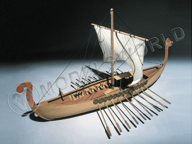 Набор для постройки модели корабля VIKING SHIP  Корабль викингов. Масштаб 1:40 Набор для постройки модели корабля VIKING SHIP  Корабль викингов. Масштаб 1:40 - фото 1